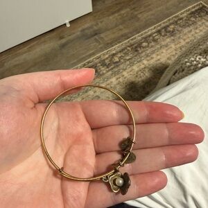 Alex and Ani Gold Charm Bracelet